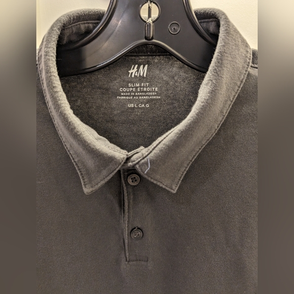 H&M Men's Cotton Polo Shirt - Picture 4 of 4